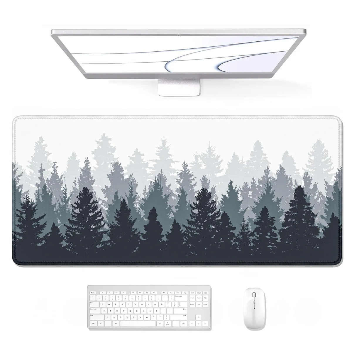  Auhoahsil 80x30-2022-Ink Misty Forest mouse pad 31.5 x 11.8 in — product photo