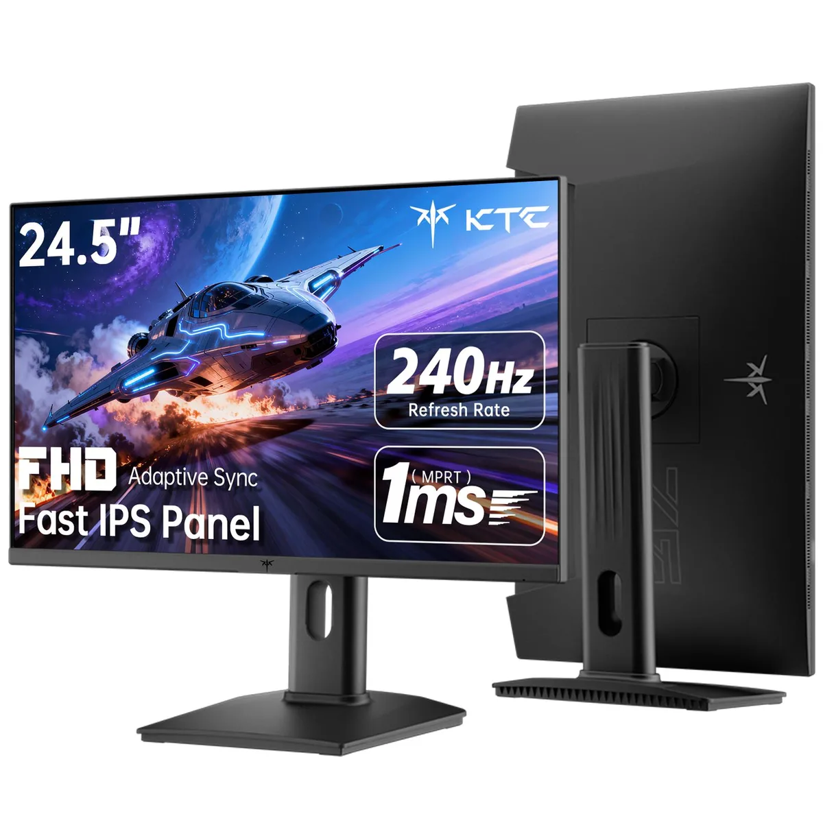 KTC KTC H25T7-3 24.5" 240Hz FHD Fast IPS monitor accessory — product photo