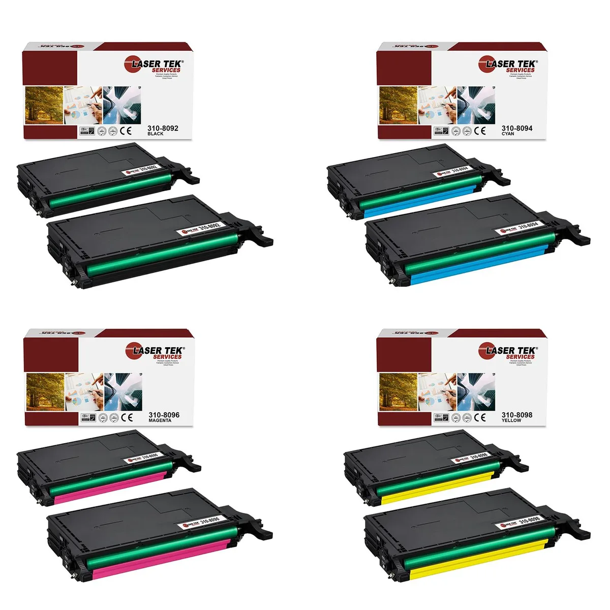 Laser Tek Services Laser Tek Services 3110 Compatible Toner Cartridge 8PK — product photo
