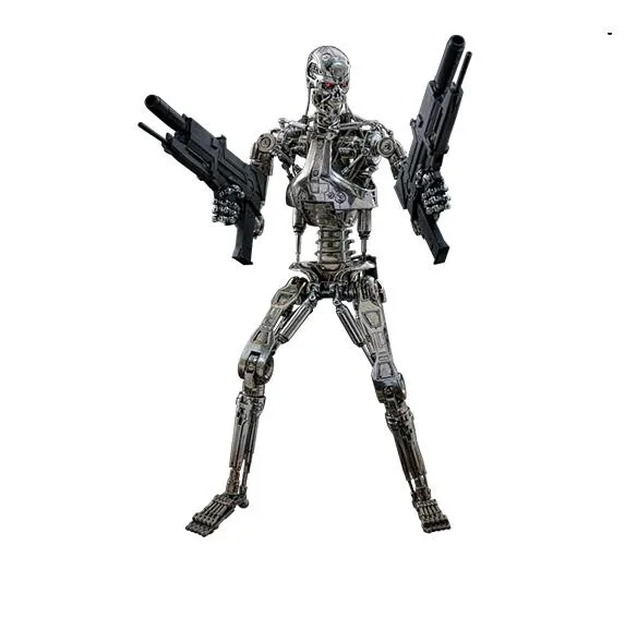 Hot Toys Hot Toys MMS840D77 Terminator 2 Endoskeleton Battle Damaged action figure — product photo