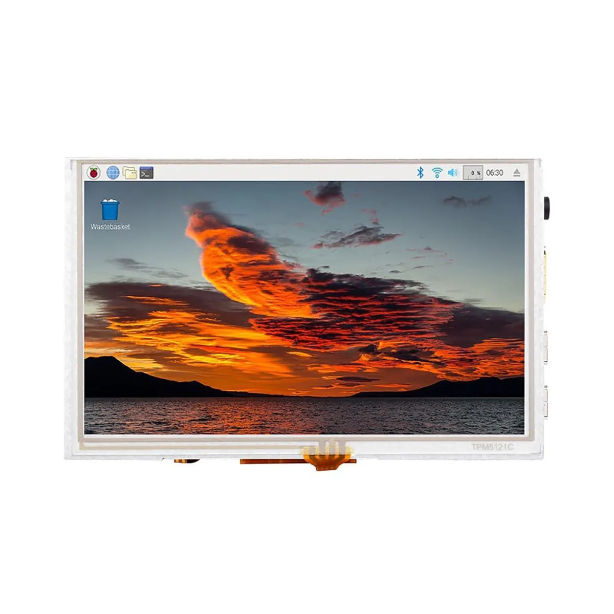 LORDWORLD LORDWORLD 5 Inch HDMI Touchscreen 1024x600 800cd/m² IPS Capacitive Touch 178° — product photo