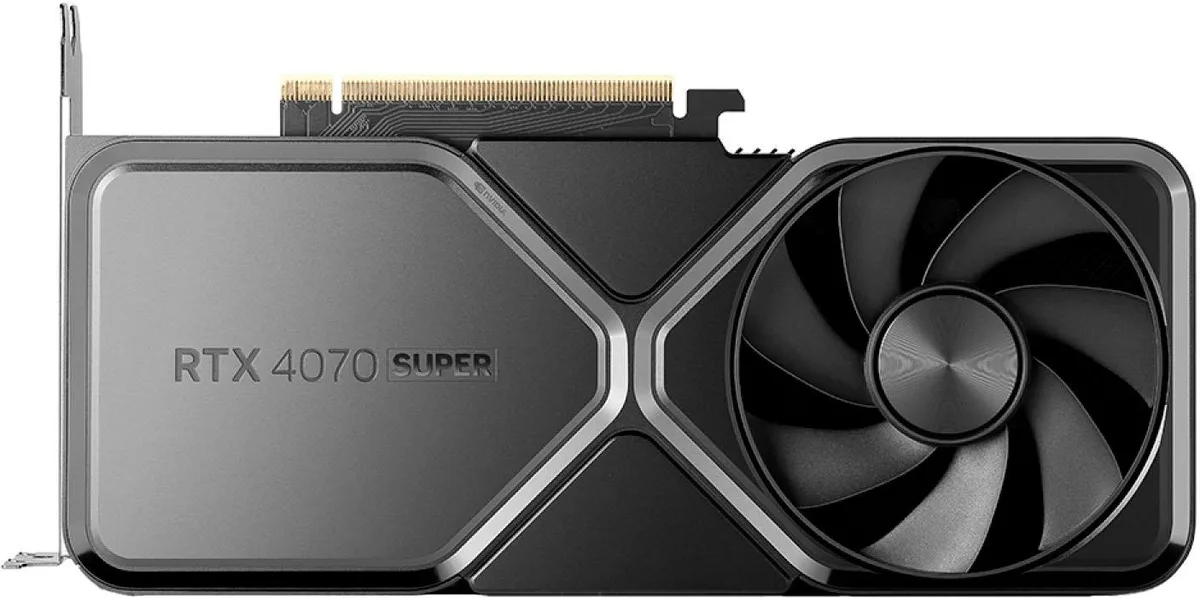 NVIDIA NVIDIA GeForce RTX 4070 SUPER Founders Edition 900-1G141-2534-000 graphics card — product photo