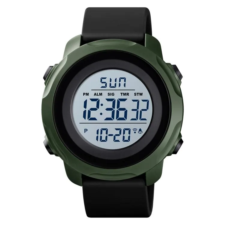 allentian allentian 1540 Green Sports Watch 48mm 50m Waterproof — product photo