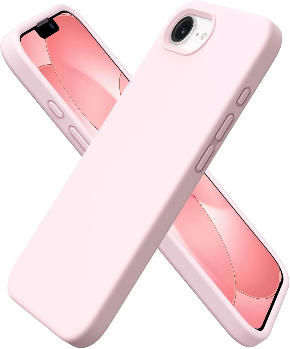 Transcend Transcend Liquid Silicone Case for iPhone 16e & 17e 6.1 Chalk Pink — product photo