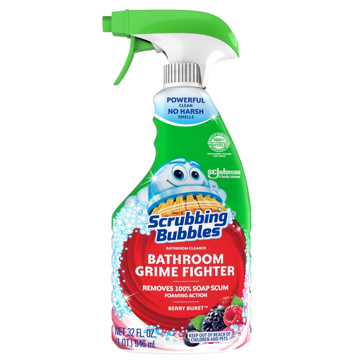  Scrubbing Bubbles Bathroom Grime Fighter Berry Scent 32 oz — product photo