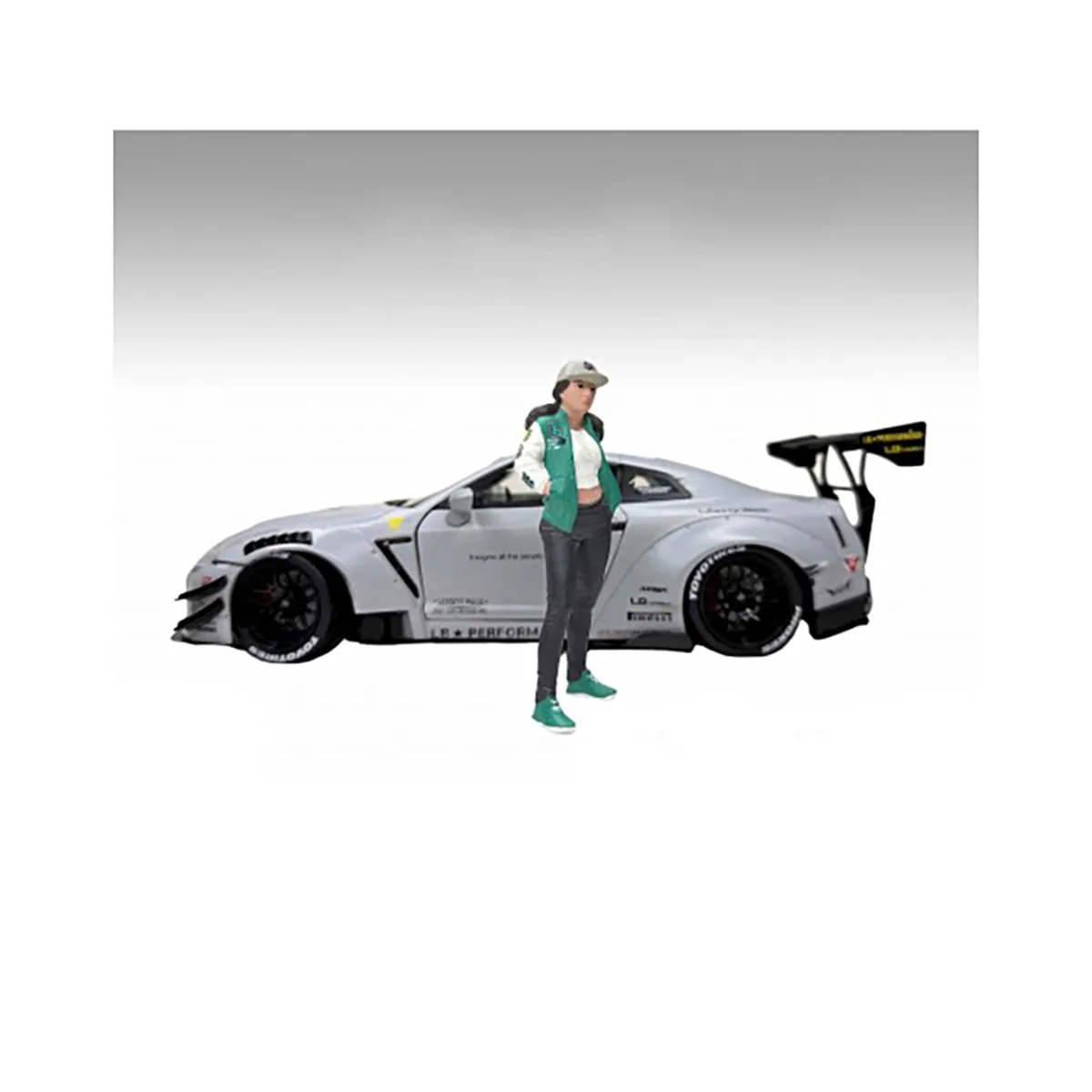 American Diorama American Diorama "LB Nation" Figure #3 1/24 Scale Hobby Collectible 2.875 inches — product photo