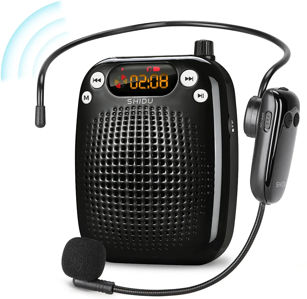 BONAEVER BONAEVER Voice Amplifier 10W 2000mAh UHF Wireless Microphone — product photo