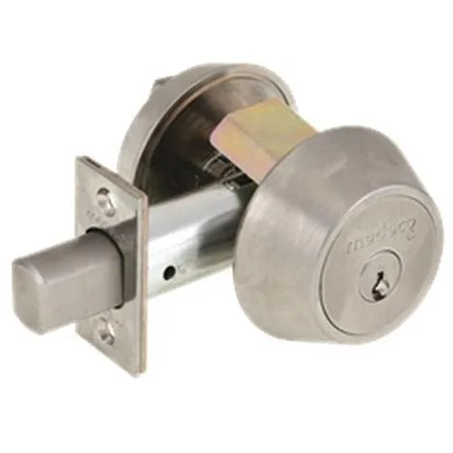 Medeco Medeco 11-C622-626-00 Satin Chrome Grade 1 Double Cylinder Tubular Deadbolt 2-3/4" Backset — product photo
