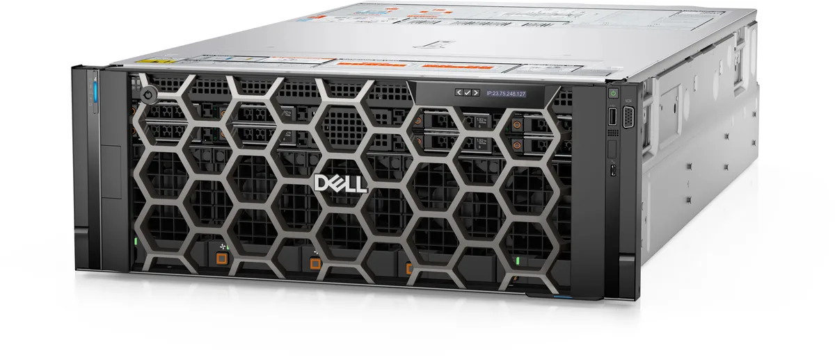 DELL DELL PowerEdge XE8640 4U rack server 4 NVIDIA HGX H100 80GB GPUs — product photo
