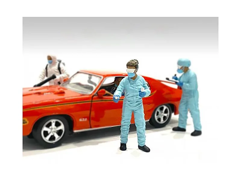 American Diorama American Diorama Hazmat Crew Figurine II 1/24 Scale 2.75 in 76368 — product photo