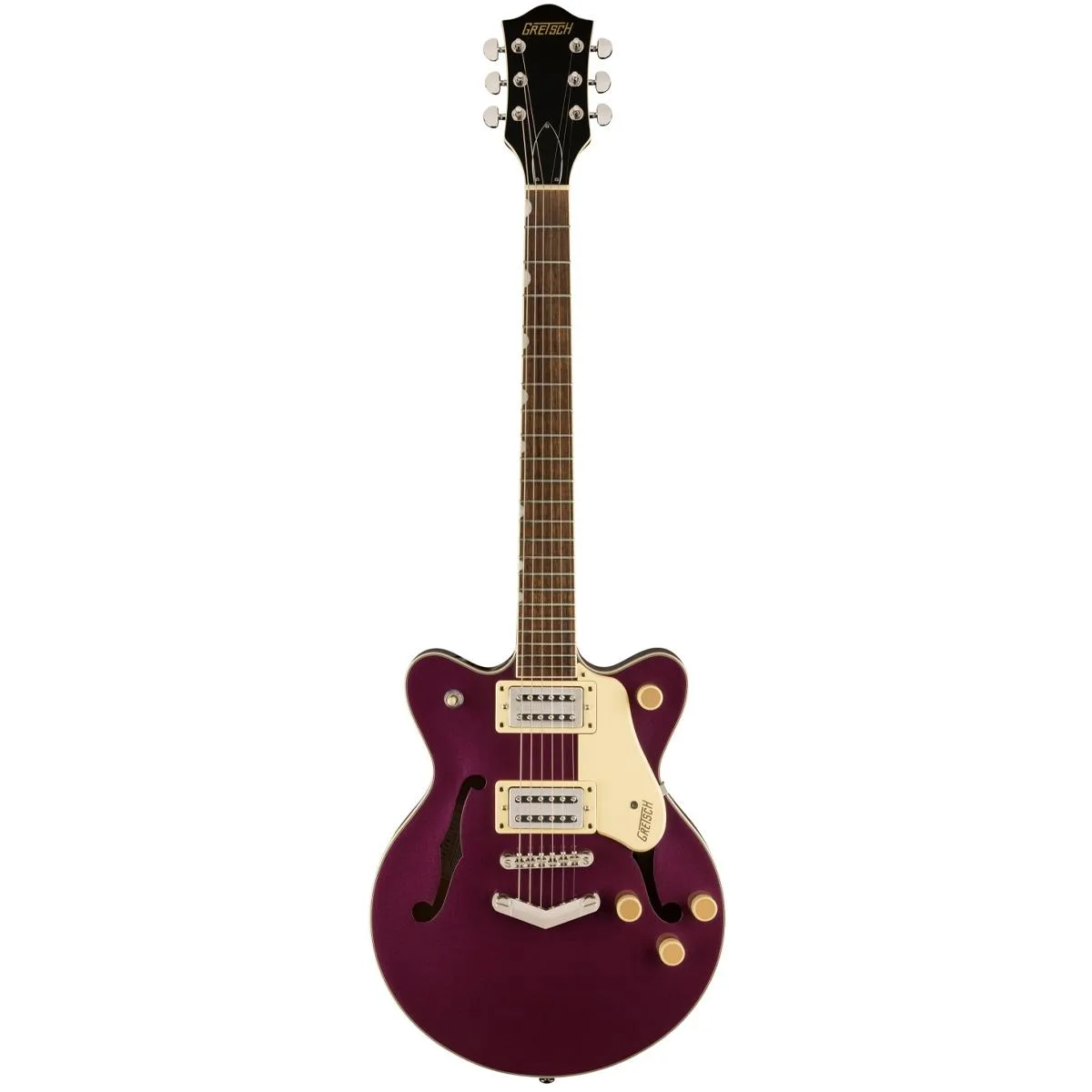 Gretsch Gretsch G2655 Streamliner Center Block Jr. Double-Cut V-Stoptail Burnt Orchid electric guitar — product photo