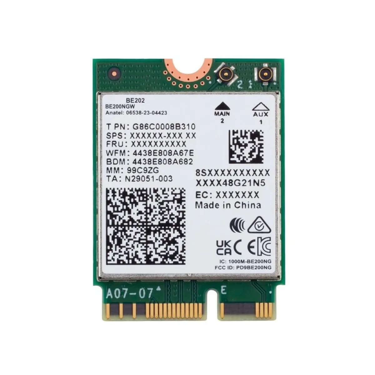 HighZer0 Electronics HighZer0 Electronics BE202NGW WiFi 7 network card — product photo