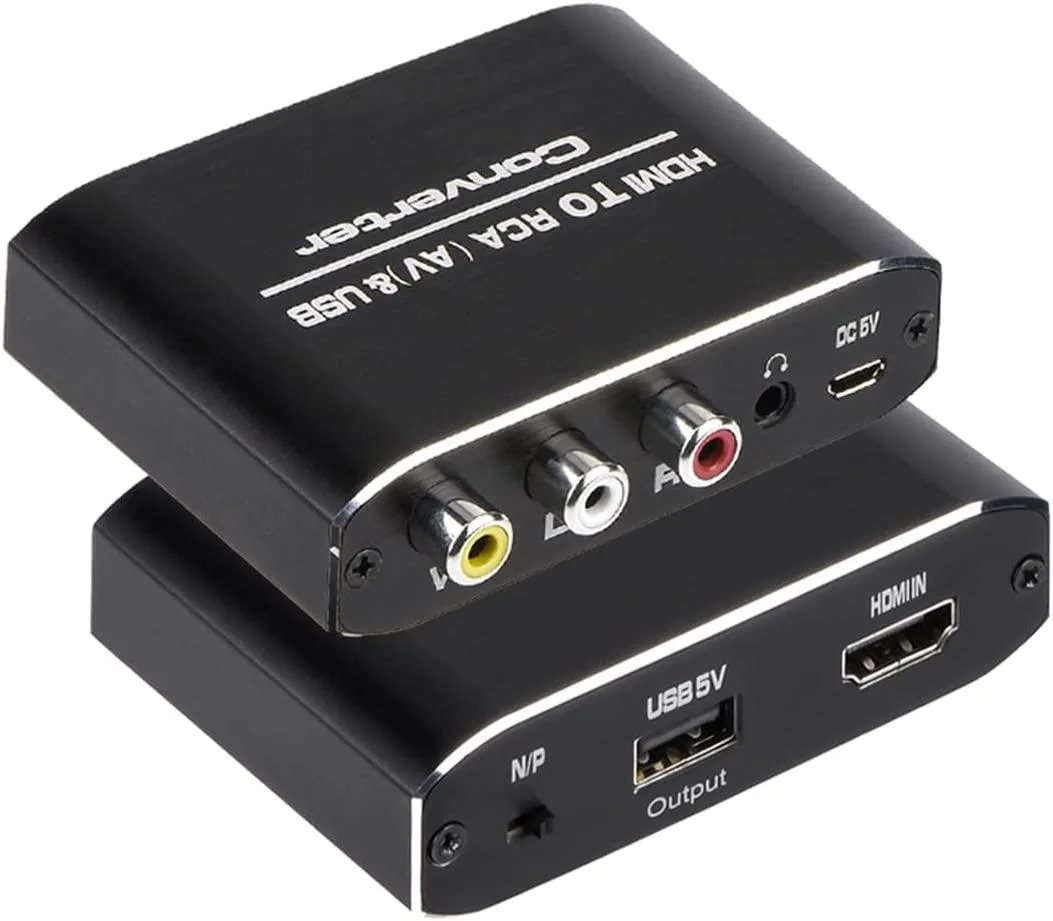 ESTONE ESTONE HDMI to RCA 3.5mm Audio Video Converter 1080P 60Hz NTSC PAL — product photo