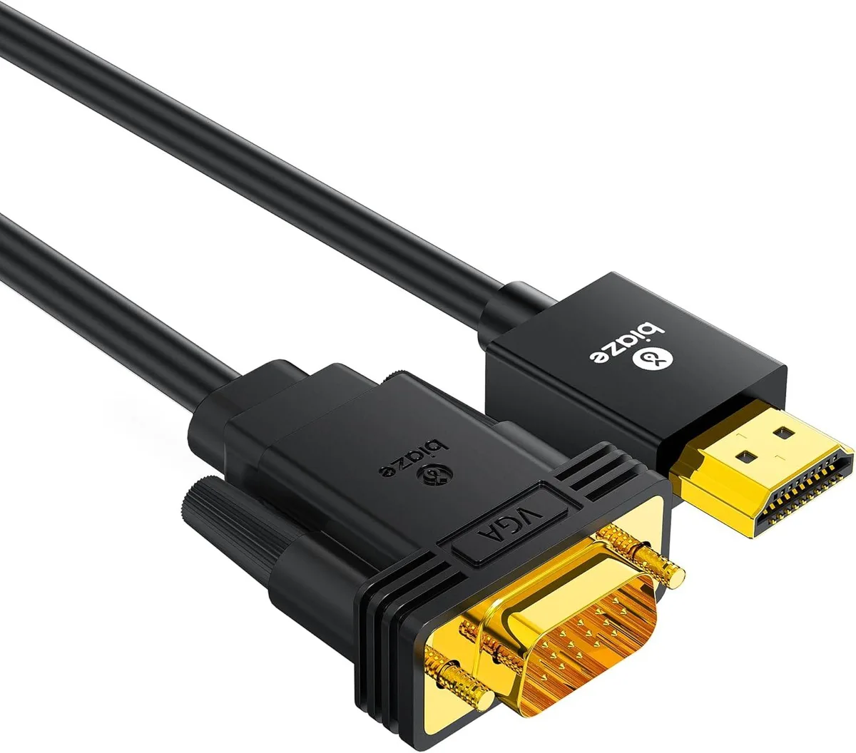 Brainwavz Brainwavz HDMI to VGA Cable 1080P 1.8m Black — product photo