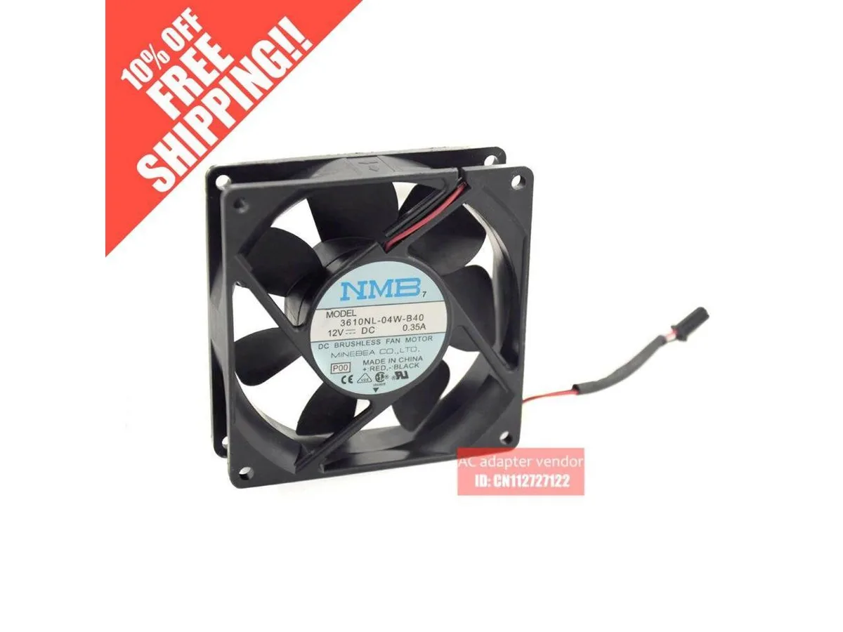 Fans Fans 3610NL-04W-B40 9025 12v .35a case fan — product photo