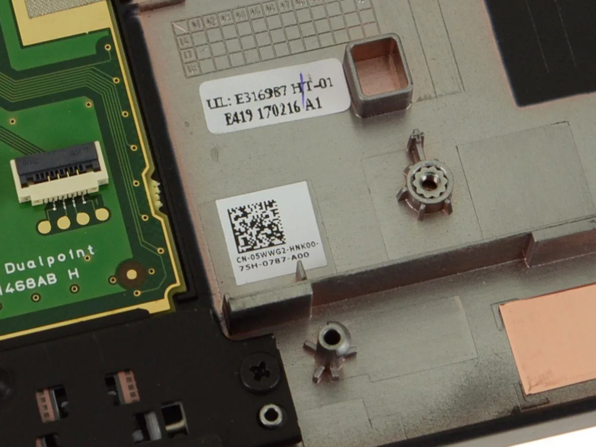 DELL DELL Latitude 7480 EMEA Touchpad Palmrest Assembly accessory — product photo