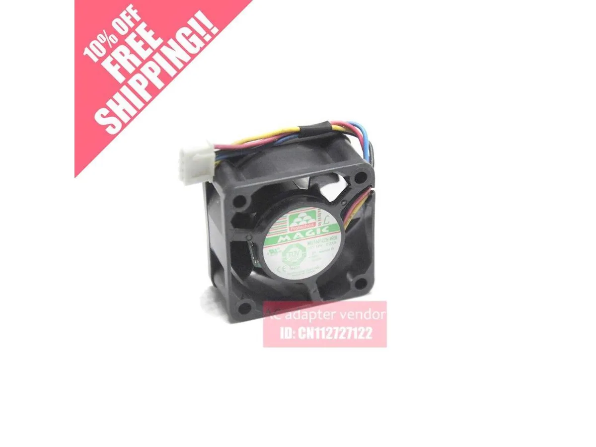 Fans Fans MGT4012ZB-W20 12V .22A 4020 4cm double ball bearing case fan — product photo