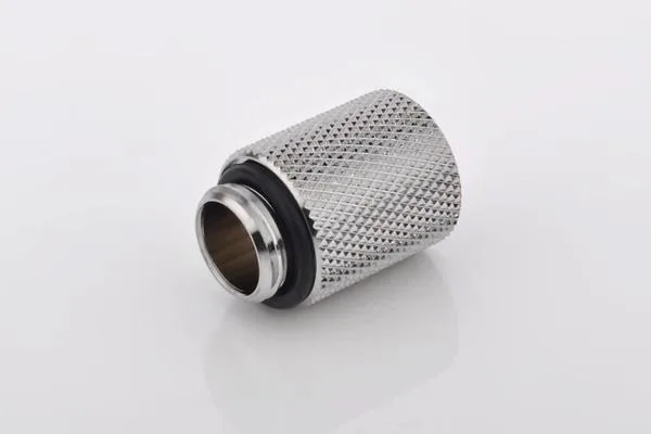 Bitspower Bitspower BP-WTP-C61 G1/4" Male-Female Extender Fitting 20mm Silver Shining — product photo