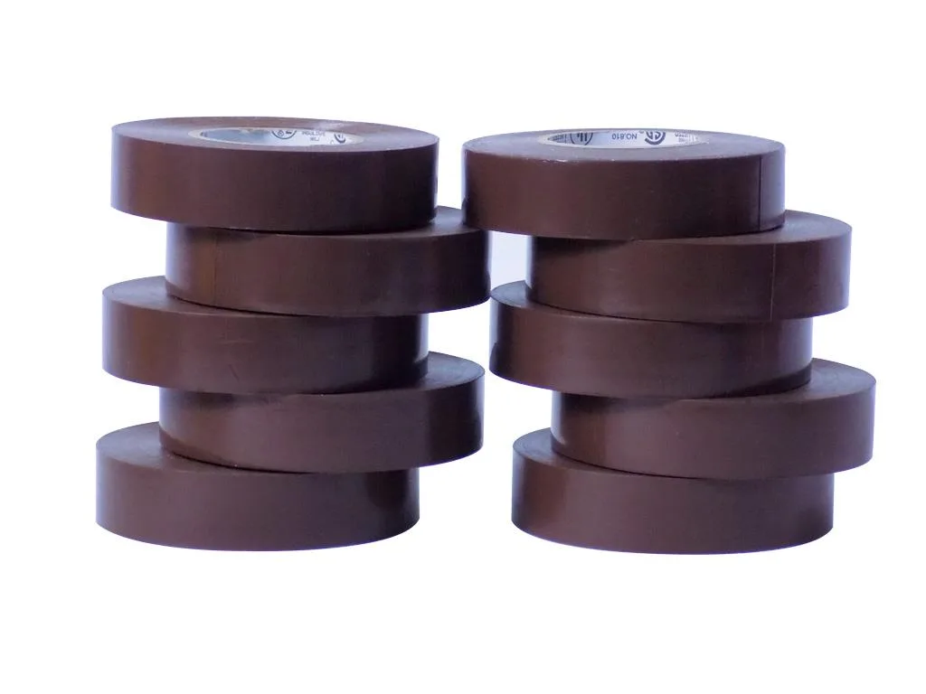 ADHESIVE TAPE PRODUCTS, LTD. ADHESIVE TAPE PRODUCTS, LTD. Electrical Tape Brown 10 rolls 66ft 766AW — product photo