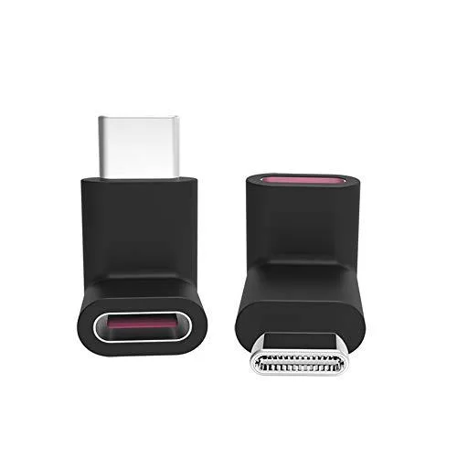 BUCIER BUCIER USB Converter 90° Type-C Male to Female 100W 40Gbps — product photo