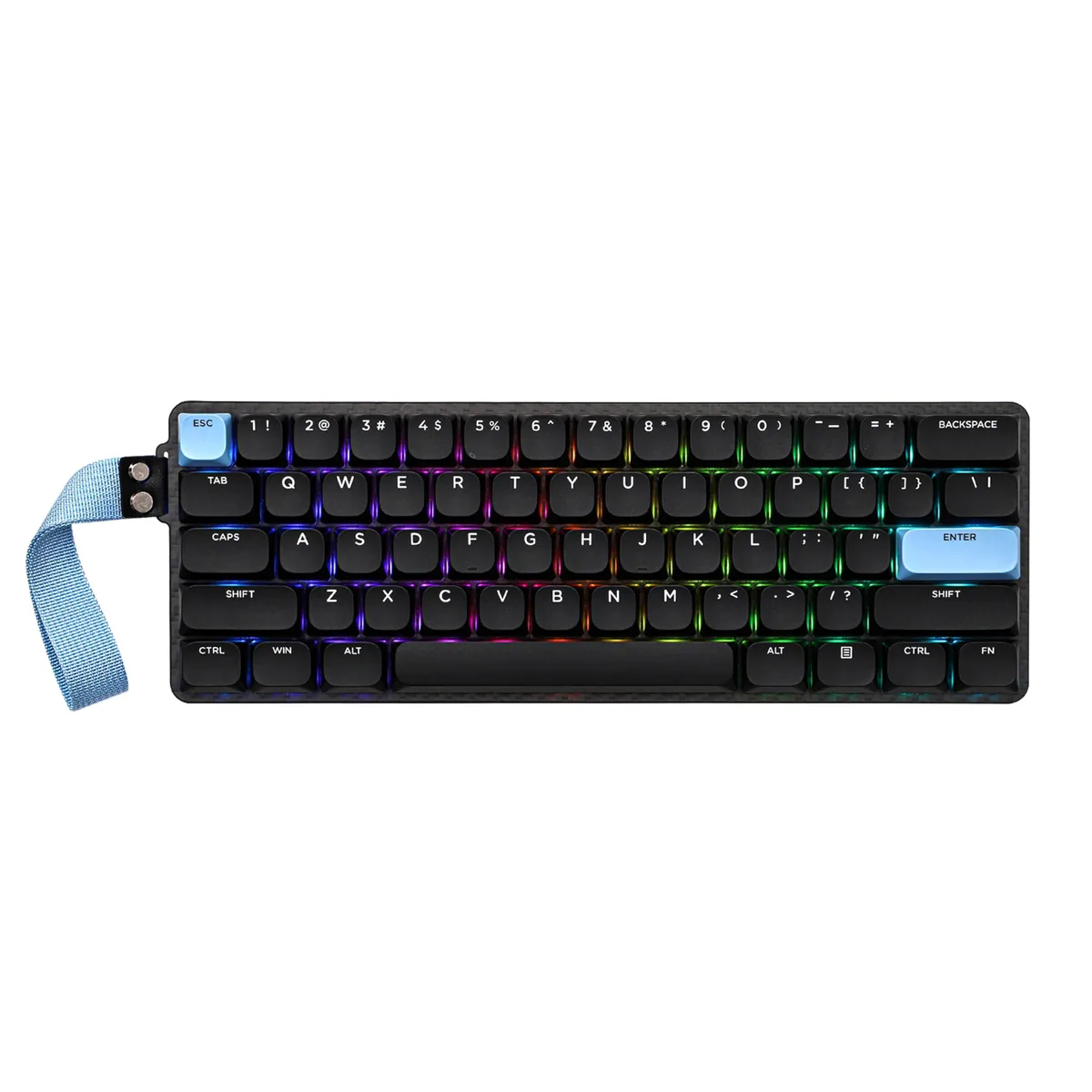 Epomaker Epomaker Carbon60 60% wireless gaming keyboard, Gateron Low-Profile Brown switch — product photo