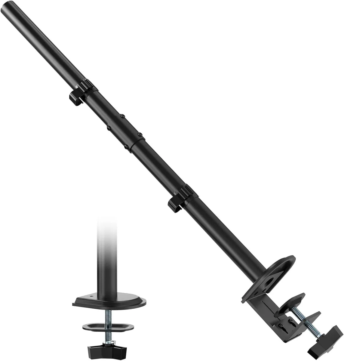 PISKEKAT PISKEKAT Steel Extra Tall 2-Section Monitor Stand Pole 31.6 inches — product photo