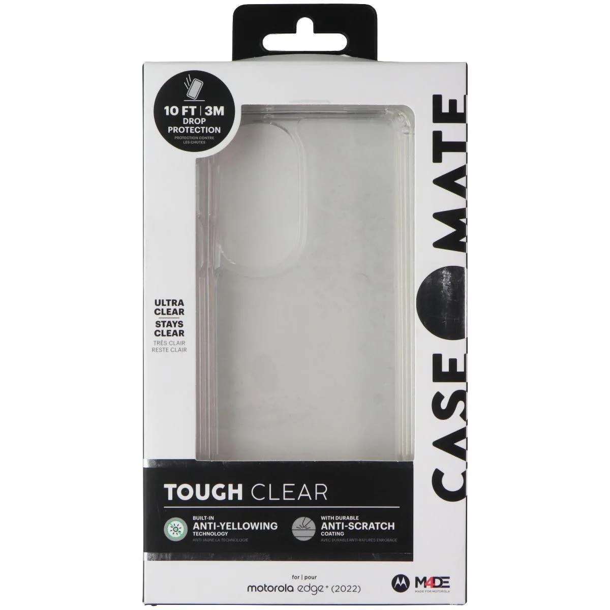 Case-Mate Case-Mate Tough Clear case for Motorola Edge+ (2022) Clear — product photo