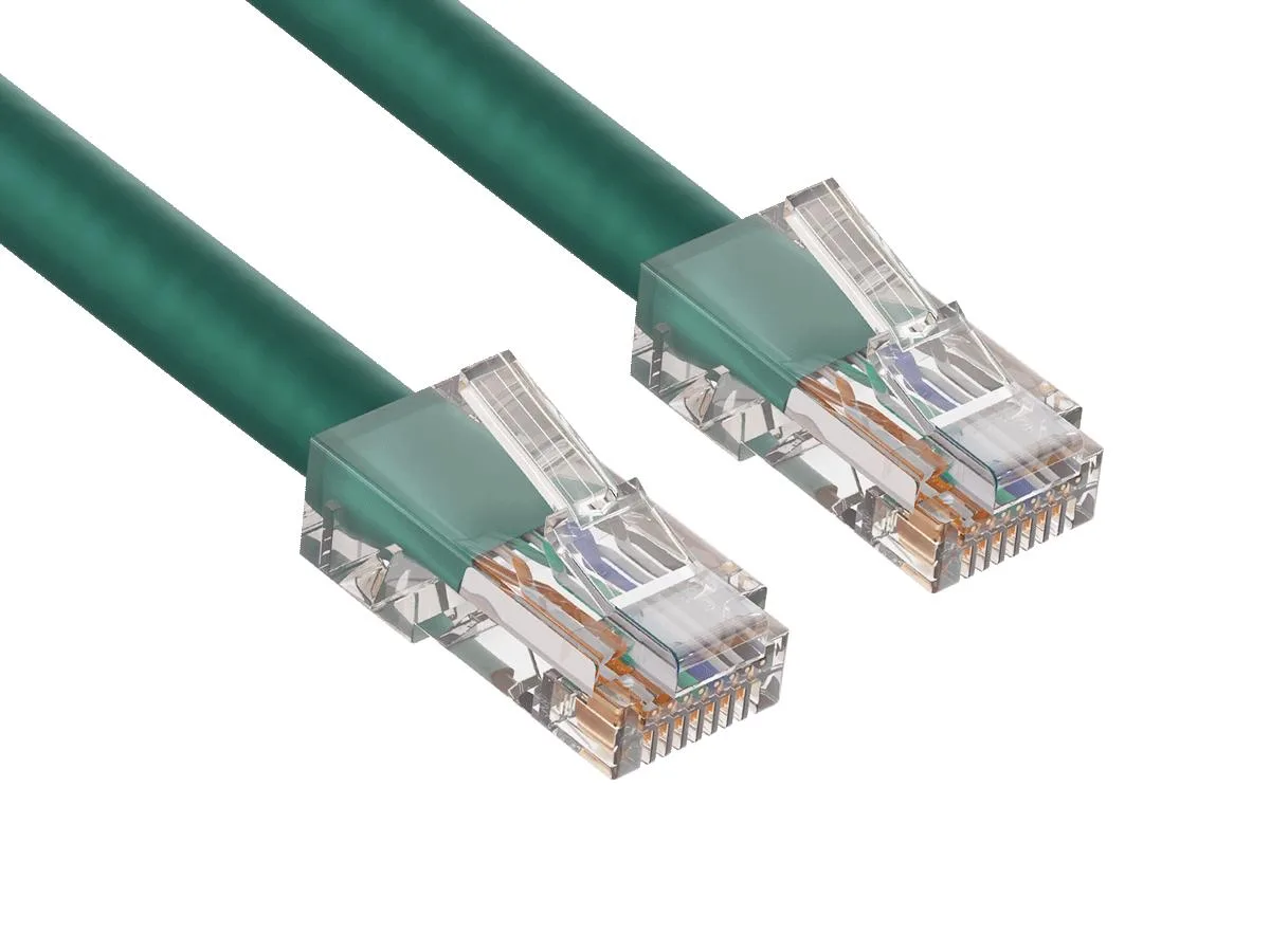 Cable Leader Cable Leader 50ft Cat5e Non-Booted Ethernet Cable Green — product photo
