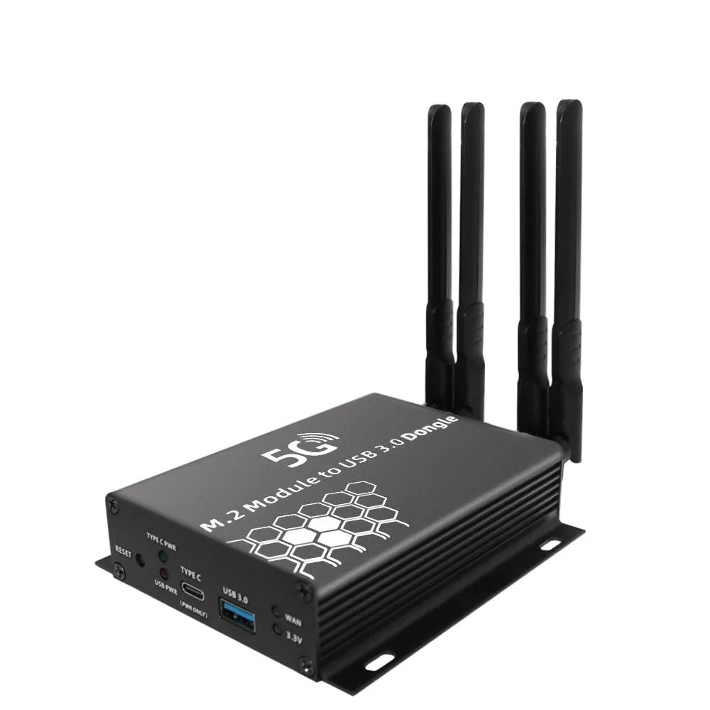 Avantalk Avantalk 2 in 1 accessory NGFF M.2 4G/5G to USB 3.0 adapter with cooler fan — product photo