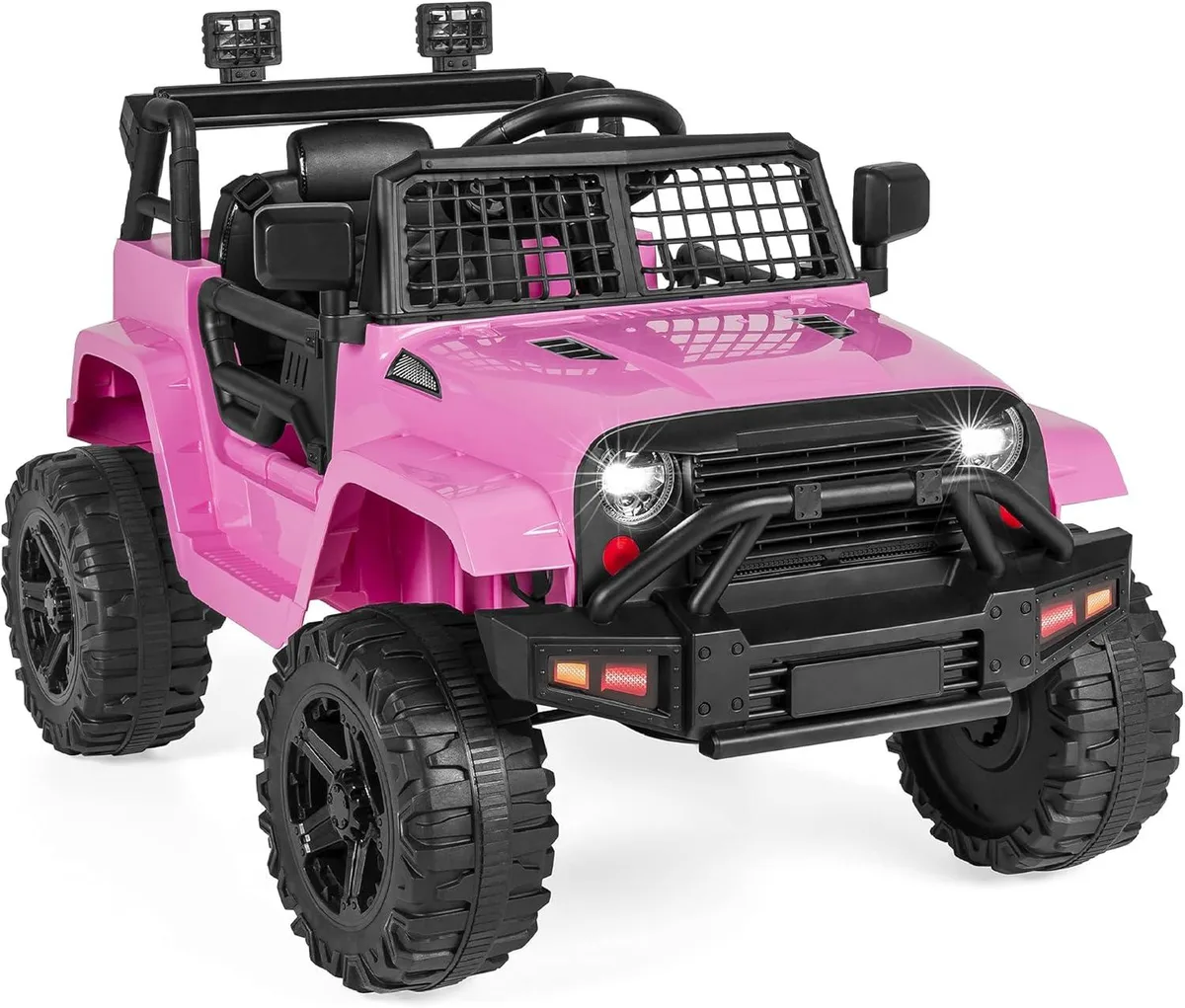 usbroway usbroway 12V Ride-On Truck Pink 39.25" 2.8mph 61lb — product photo
