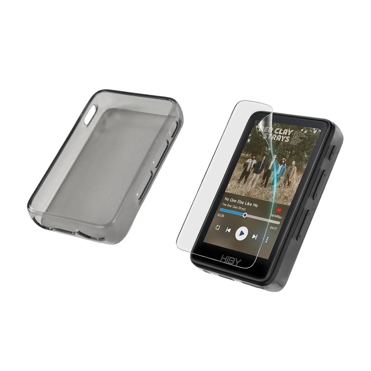 LORDWORLD LORDWORLD Protective Case and Screen Protector for HiBy R1 Music Player — product photo