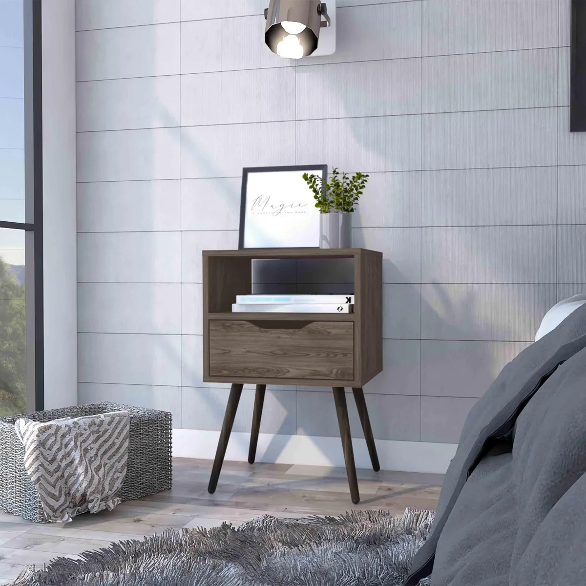 tuphen tuphen Allie Nightstand Superior Top 20.9" Brown — product photo