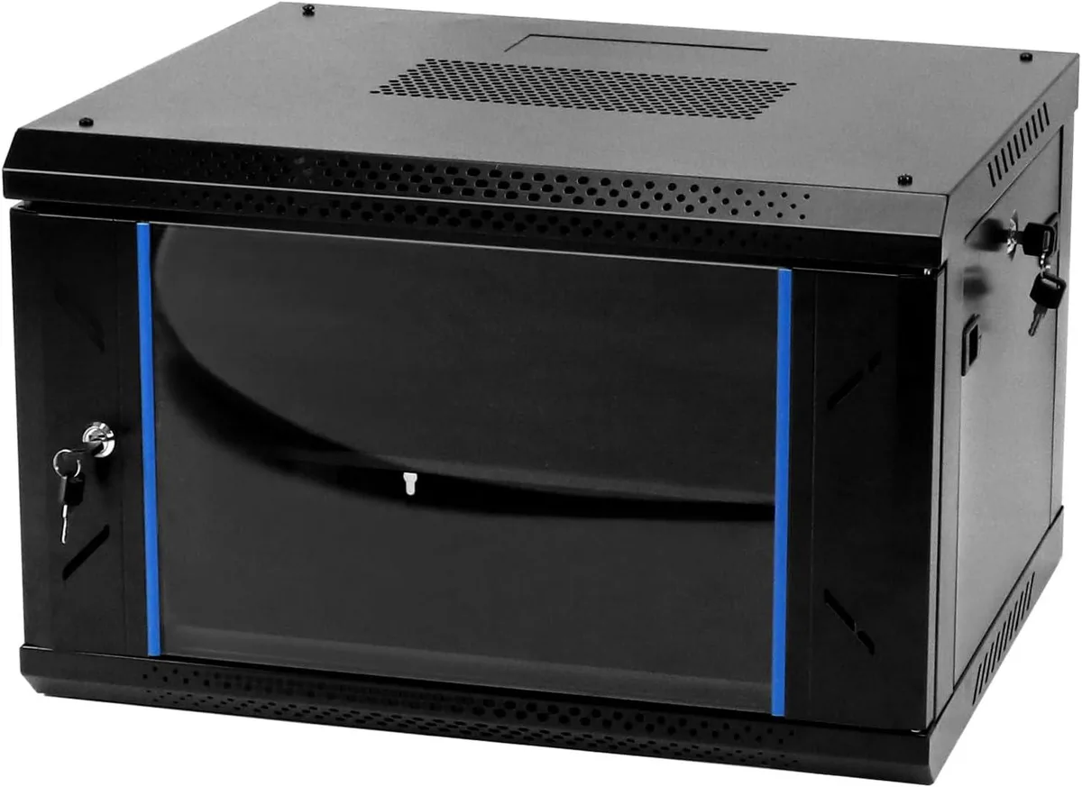 TAURKENAM TAURKENAM 6U 19" Wall-Mount Server Rack 14.5"H x 23.5"W x 17.5"D 132 lbs — product photo