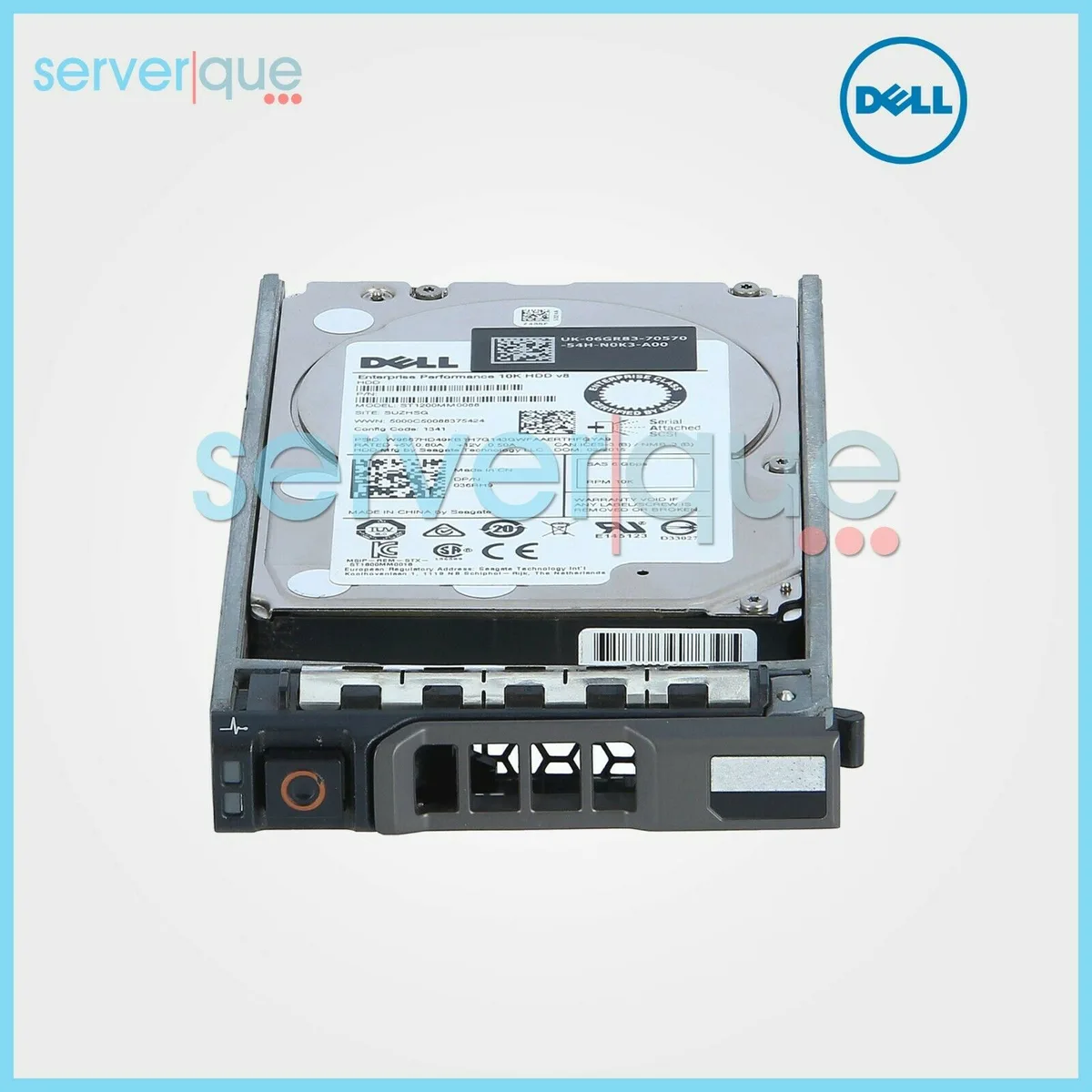 DELL DELL DL1800MM0159Product 1.8TB 10K SAS 12G 256M 512e 2.5" internal hard drive — product photo