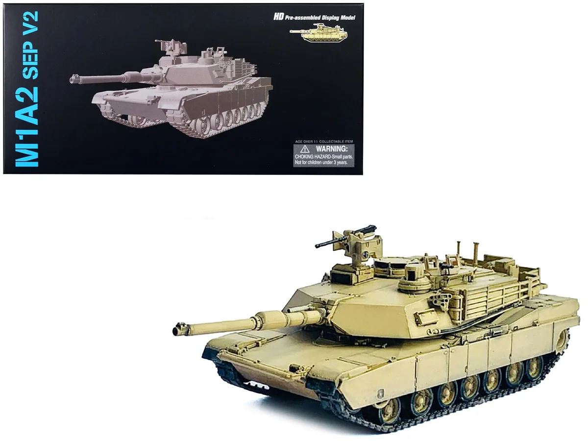 Dragon Models Dragon Models M1A2 SEP V2 Tank 1st Cavalry Division NEO Dragon Armor 1/72 hobby collectible — product photo