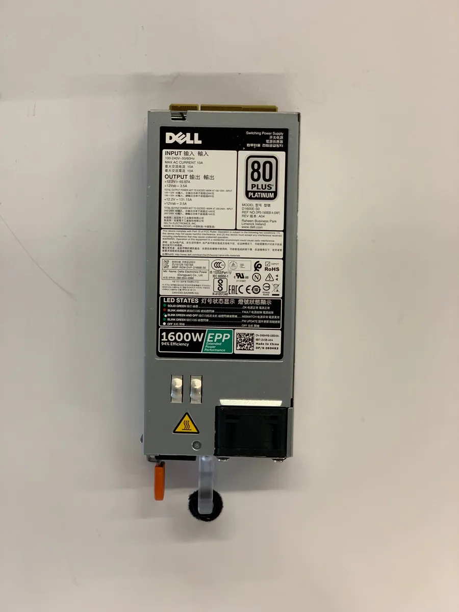 DELL DELL 95HR5 1600W Power Supply for PowerEdge R740/740xd — product photo