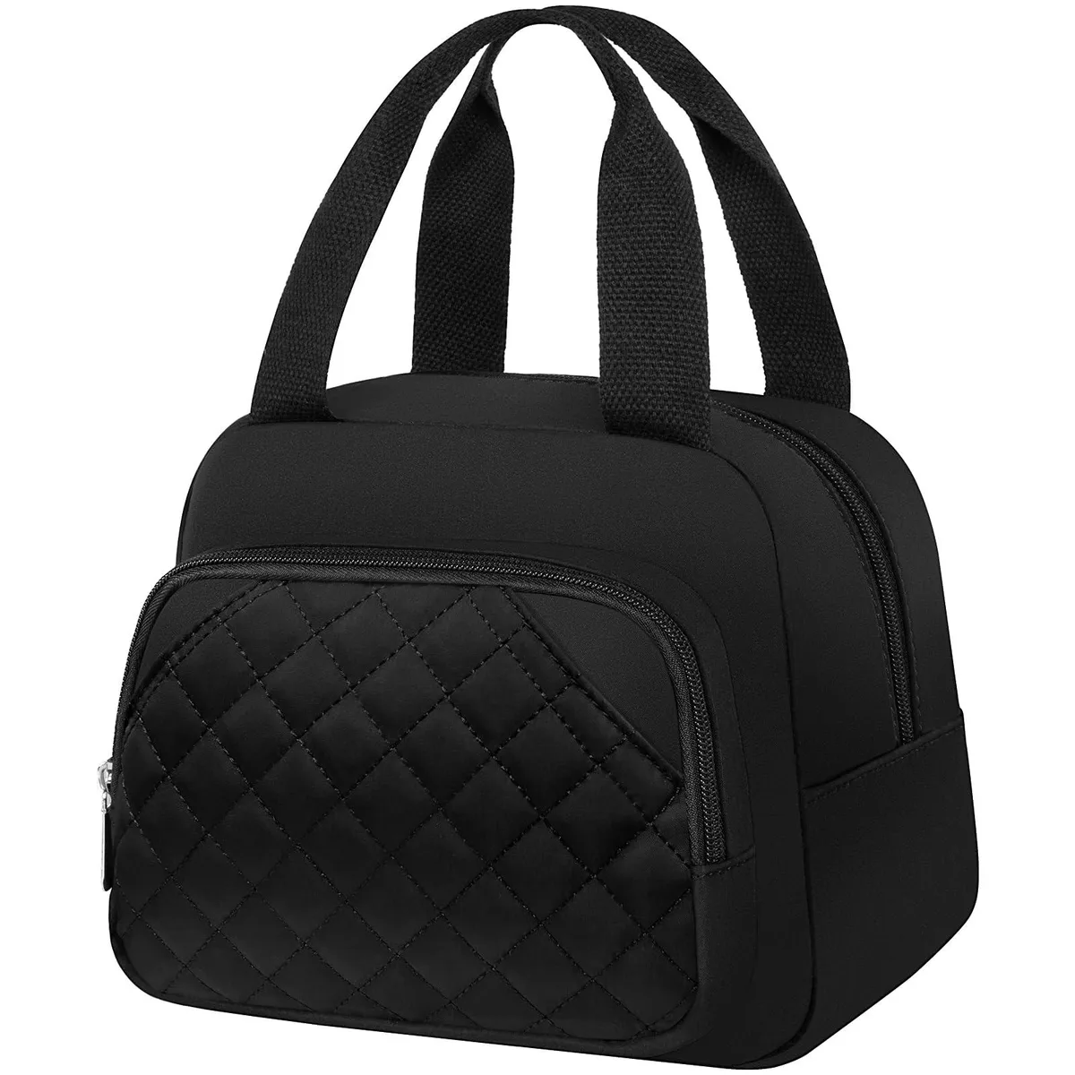No Sew No Sew Lunch Bag Black 9.5x5.5x7.5in 6.4L — product photo