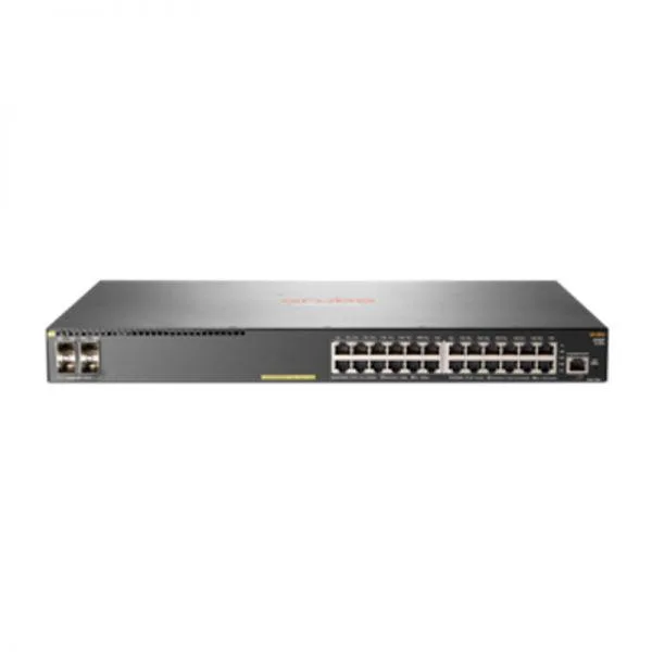 HP HP Aruba 2930F 24G PoE+ 4SFP+ JL255A network switch — product photo