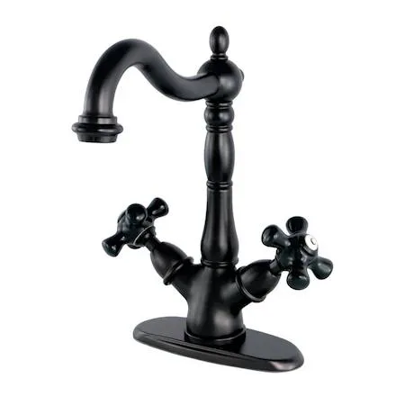 KINGSTON BRASS KINGSTON BRASS KS1495PKX Duchess 2-Handle Vessel Sink Faucet Oil — product photo