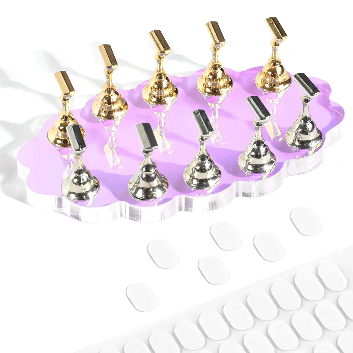  Avid Magnetic Nail Stand with 200 Adhesive Tapes — product photo
