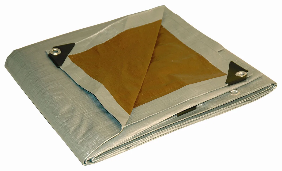 FOREMOST TARP COMPANY FOREMOST TARP COMPANY 23040 30' x 40' Silver Brown 10 mil Reversible Tarp — product photo