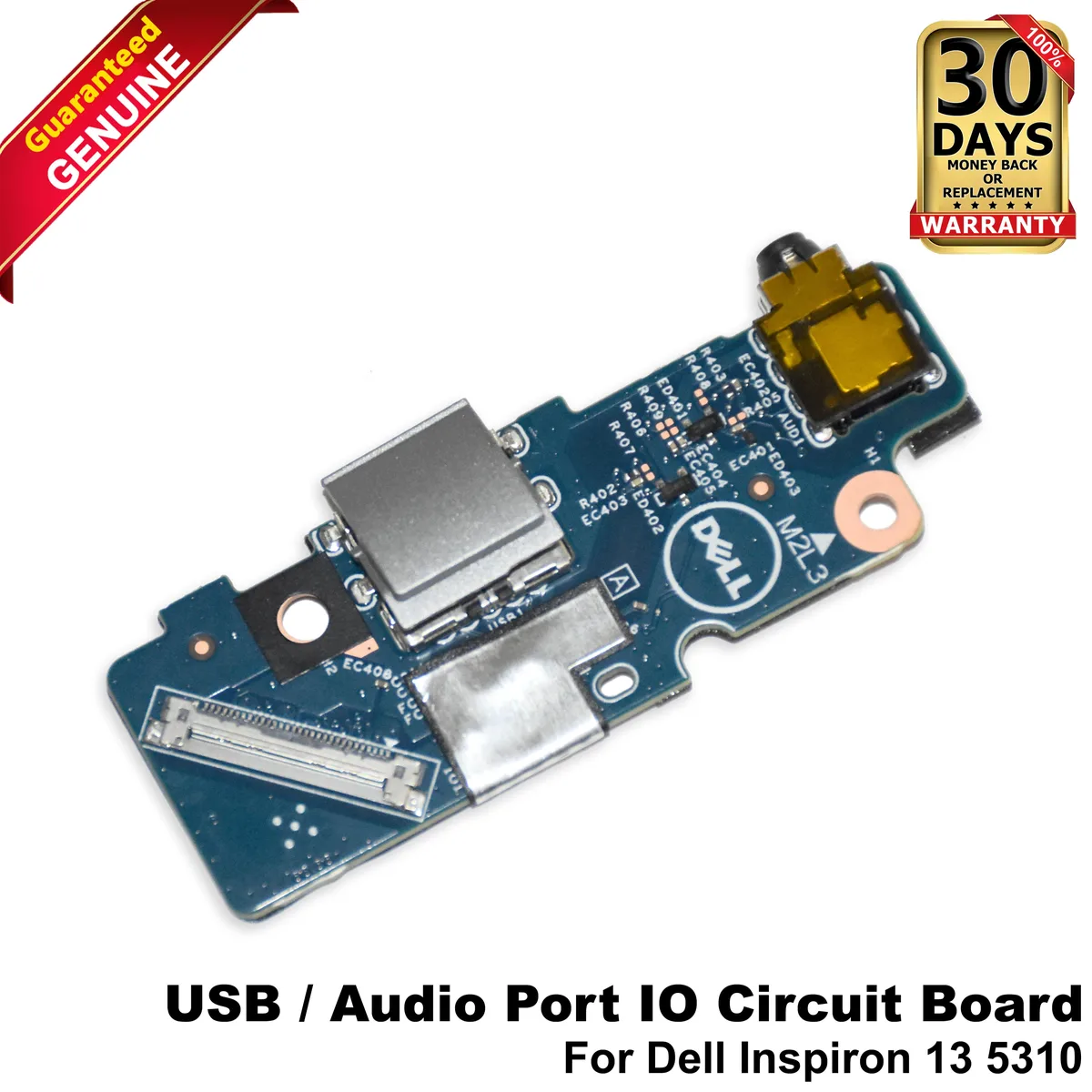 DELL DELL Inspiron 13 5310 USB/Audio IO Board R6W61 laptop replacement part — product photo