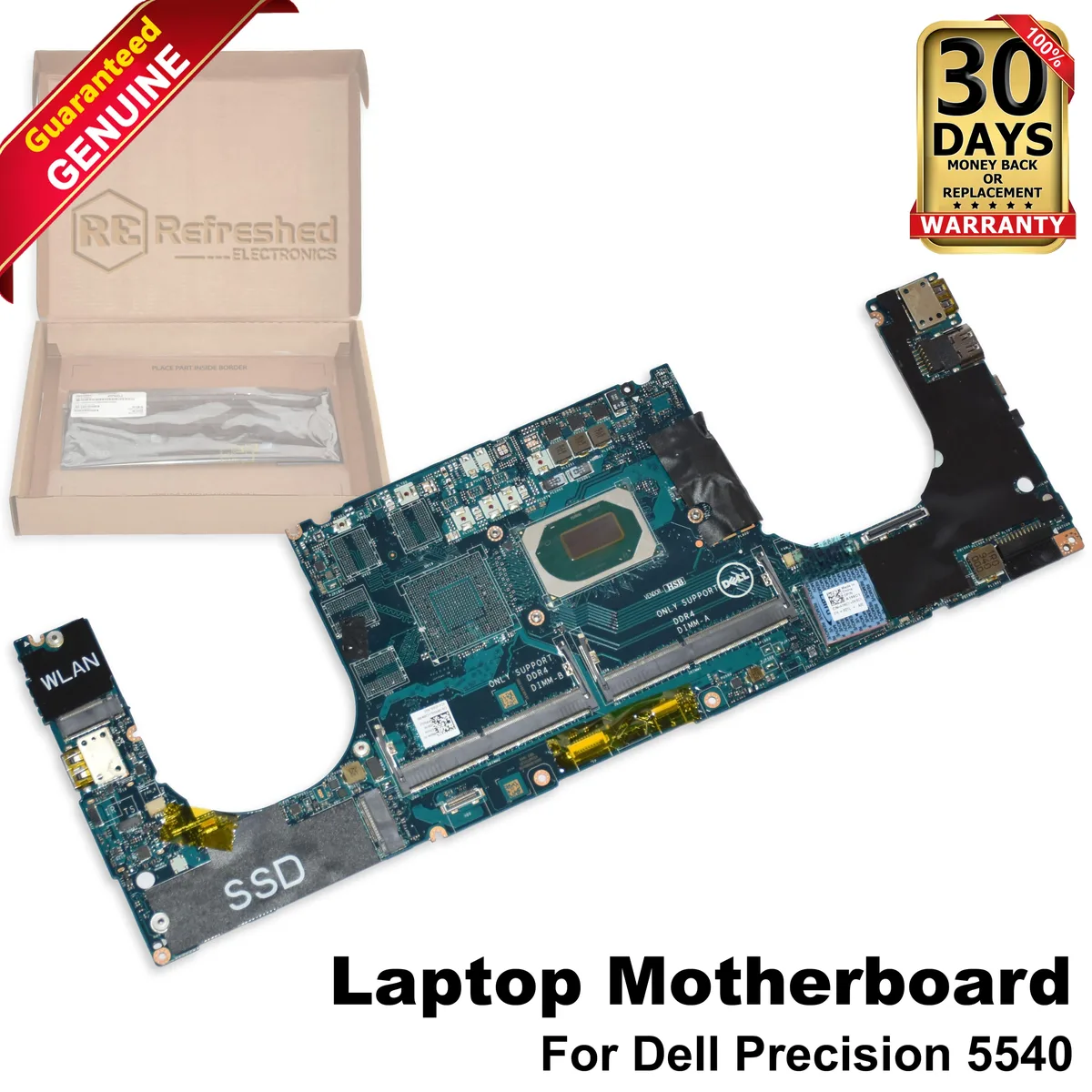 DELL DELL Precision 5540 Laptop Replacement Part Motherboard i5-9400H 2.50GHz PP6GJ — product photo