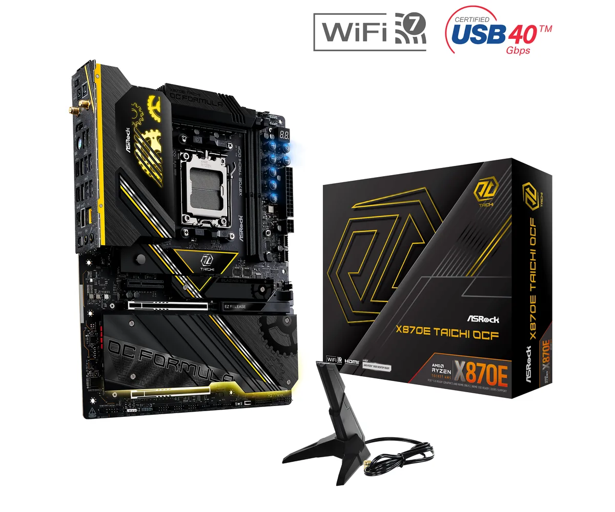 ASRock ASRock X870E Taichi OCF AMD motherboard — product photo