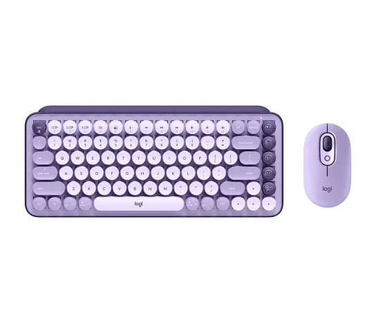 Logitech Logitech POP Keys Starry Purple Wireless Combo Keyboard Accessory — product photo