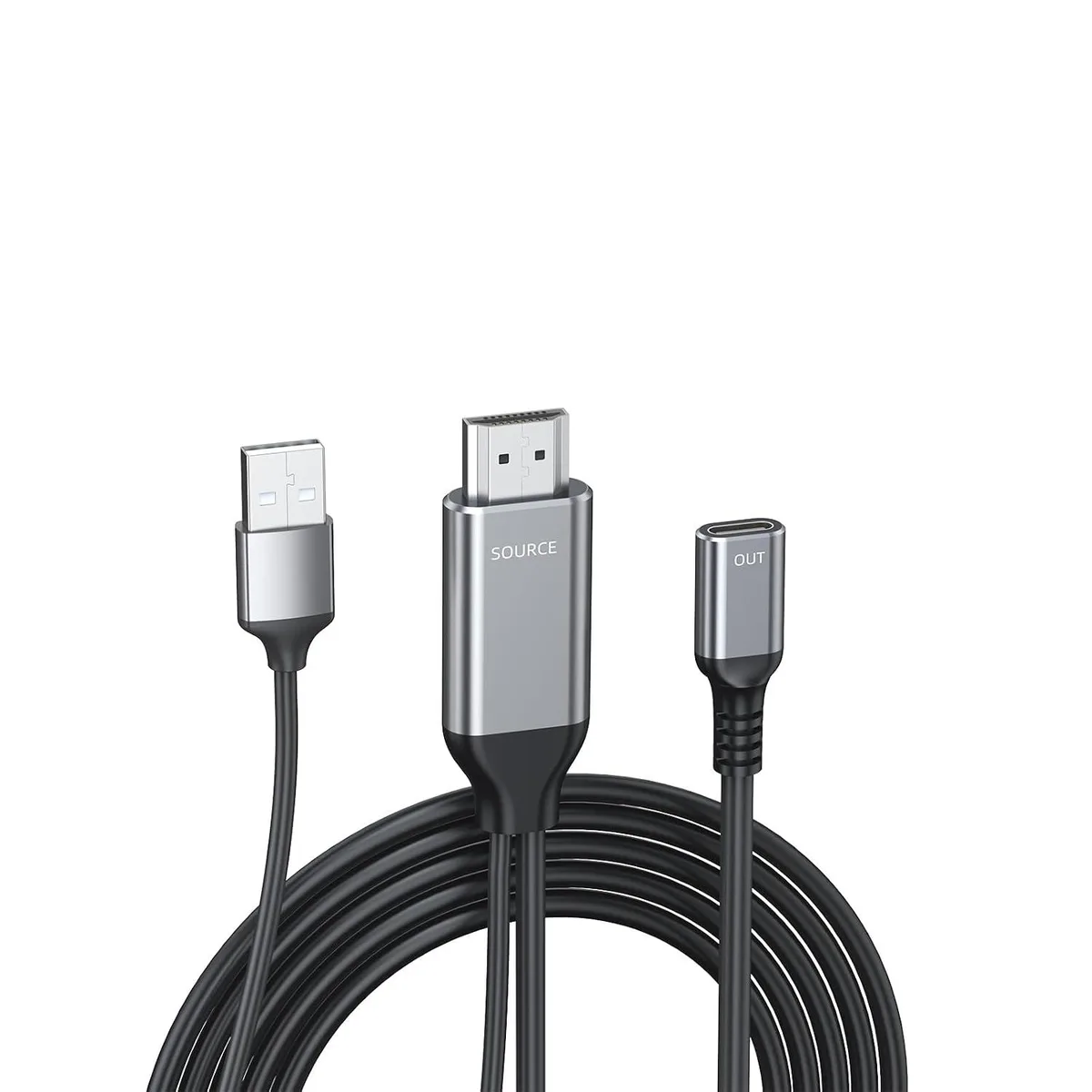 Fervit Fervit HDMI to USB-C Female Adapter Cable 4K 60Hz 144Hz 1080p — product photo