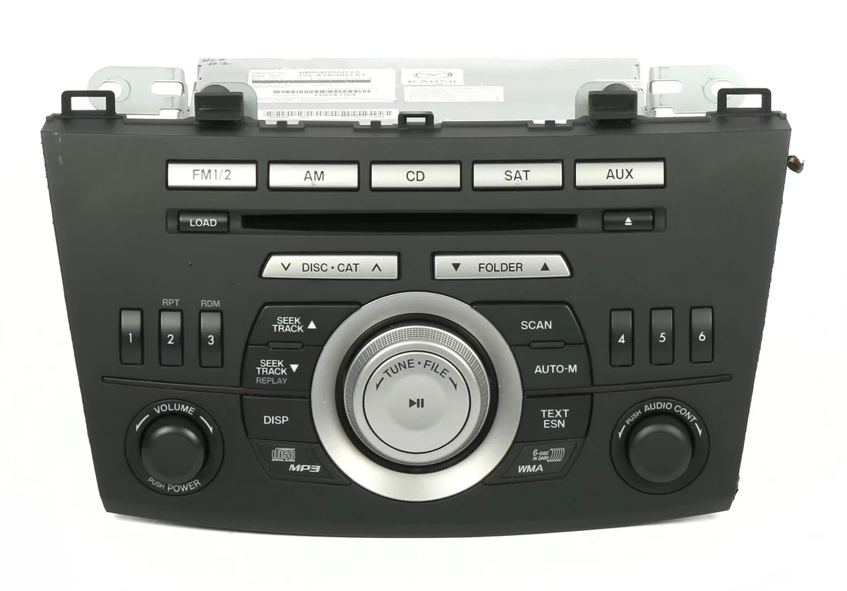 1 Factory Radio 1 Factory Radio BBM466ARXA 2010 Mazda 3 6 Disc CD Receiver — product photo