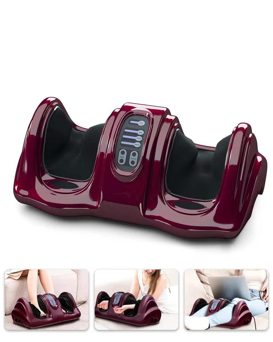 NShi NShi Shiatsu Foot Massager Burgundy — product photo