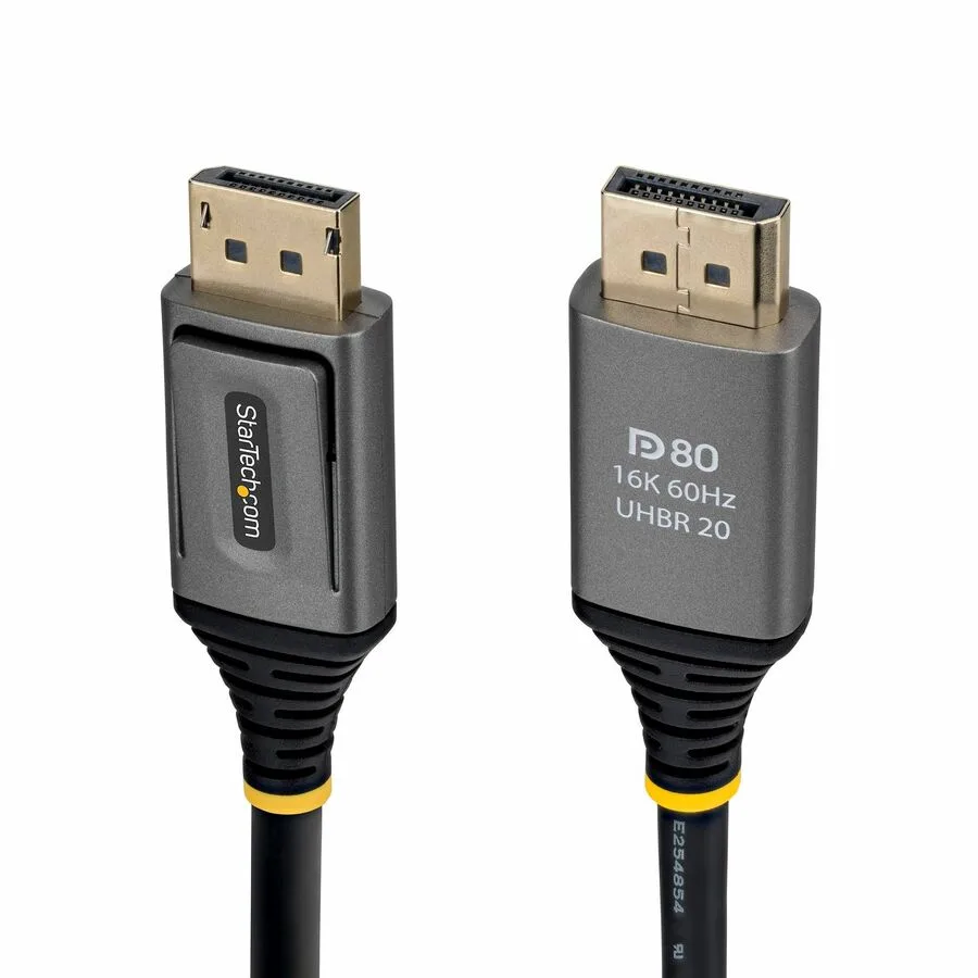 STARTECH STARTECH DP21V-50C-DP80-CABLE displayport cable 50 cm 80 Gbps — product photo