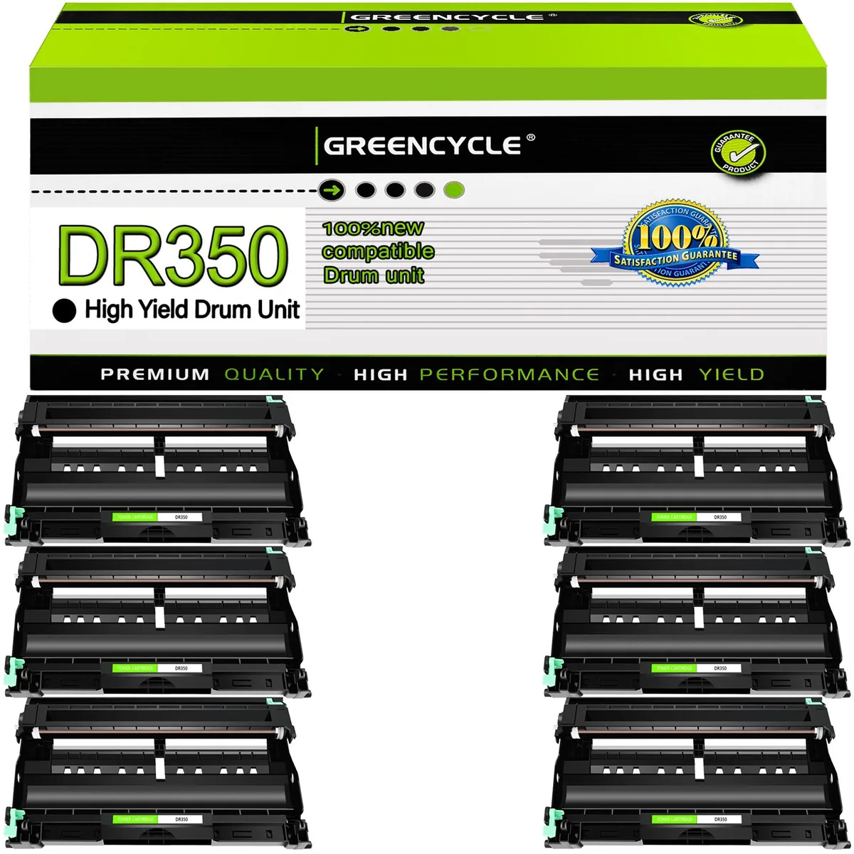 GREENCYCLE GREENCYCLE DR350 Drum Unit 6 PackCompatible Toner Cartridge — product photo
